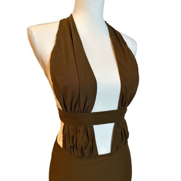 superdown Levi Mini Dress in Chocolate Small New Womens Stretch Party - Picture 5 of 9